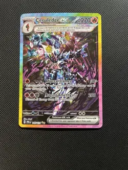 Pokemon Ceruledge ex Sv: Prismatic Evolutions SIR Full Art Holo 147/131 - Image 1