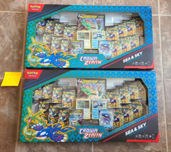 2x Pokemon TCG: Crown Zenith Sea and Sky Premium Collection Box - Factory Sealed - Image 1