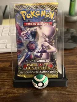 Factory sealed Pokemon TCG Black and White, Next Destinies Booster Pack | Mewtwo - Image 1