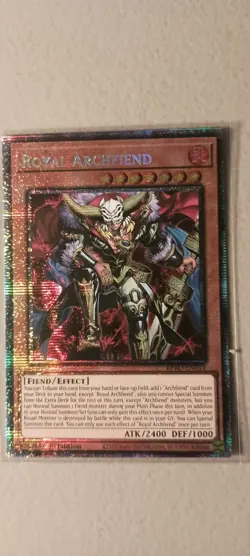 BPRO-EN014 Royal Archfiend Starlight Rare 1st Edition YuGiOh - Image 1