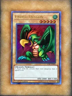 Yugioh Parrot Dragon LCKC-EN096 Ultra Rare 1st Ed NM - Image 1