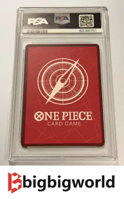 One Piece Card Game JPN - Romance Dawn - OP01-002 Trafalgar Law Alt Art - PSA 10 - Image 2