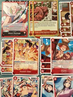 Silver Rayleigh TCG Red Full Deck Tournament Ready One Piece - Image 3