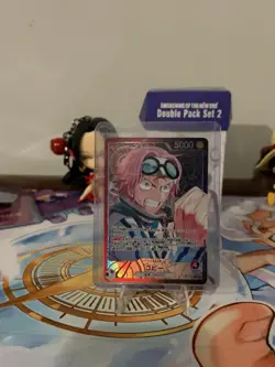 One Piece CCG Koby OP11-001 Alternative Art Leader a Fist of Divine Speed - JP - Image 1