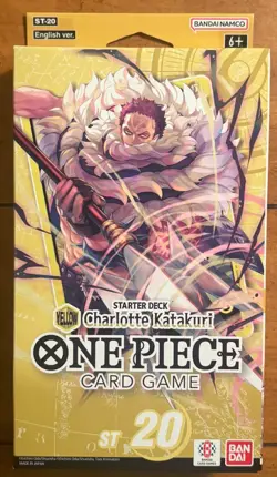 ONE PIECE TCG Charlotte Katakuri (Yellow) Starter Deck (ST-20) New W PRB01 Pack! - Image 1