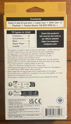 ONE PIECE TCG Charlotte Katakuri (Yellow) Starter Deck (ST-20) New W PRB01 Pack! - Image 3