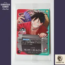 Luffy Ichiban Kuji Promo OP13-001 ONE PIECE Card Japanese 2026 Sealed - Image 1