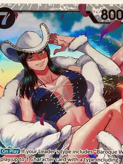 CARTE ONE PIECE TCG - Miss All Sunday Super Rare SR OP14 Mint English Nico Robin - Image 4