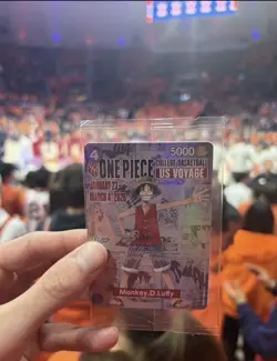 One Piece Monkey.D.Luffy US Voyage Card SEALED - Basketball Promo - Image 2
