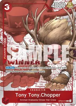 Tony Tony.Chopper (Winner Pack 2024 Oct.-Dec.) [One Piece Promotion Cards] Foil - Image 1