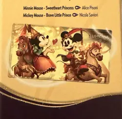 Disney Lorcana Parks Exclusive Mickey/Minnie Foil Playmat Sealed + 5 Winterspell - Image 2