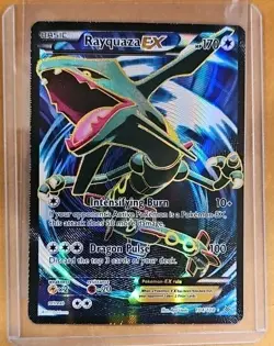 Pokemon TCG Rayquaza EX Full Art Ultra Rare Card Roaring Skies 104/108 - Image 1