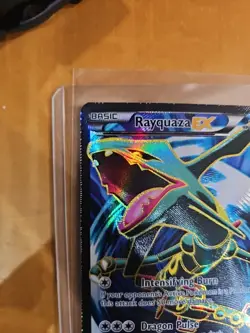Pokemon TCG Rayquaza EX Full Art Ultra Rare Card Roaring Skies 104/108 - Image 5