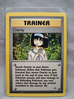 Pokemon 1999-2000 Charity #99/132 Gym Heros Raw Card - Image 1