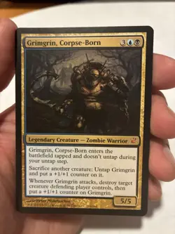 Grimgrin, Corpse-Born Innistrad Mythic Rare Blue Black Magic Card X1 MTG - Image 1