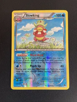 Slowking 21/122 XY Breakpoint Reverse Holo Pokemon TCG Card - Image 1