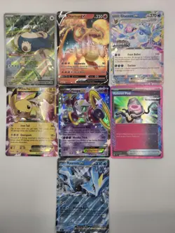 Pokemon 100 card lot with Holos, Ultra Rares, and A Booster Pack - Image 2