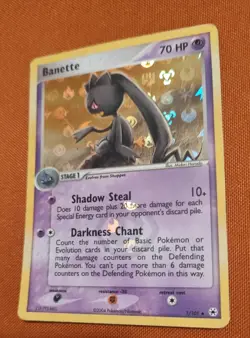 Banette 1/101 Reverse Holo EX Hidden Legends Pokemon Card 2004 - Image 1