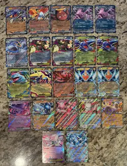 Pokemon TCG Bulk Ex Lot 22 Cards EX Holos - Image 1