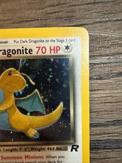 Pokemon Dark Dragonite Holo Rare TCG 2000 Card 5/82 - Image 2