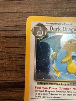 Pokemon Dark Dragonite Holo Rare TCG 2000 Card 5/82 - Image 3