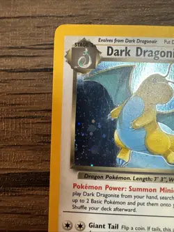 Pokemon Dark Dragonite Holo Rare TCG 2000 Card 5/82 - Image 4