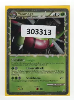 (303313) YANMEGA PRIME 98/102 Ultra Rare Holo HGSS Triumphant Pokemon Card - NEW - Image 1