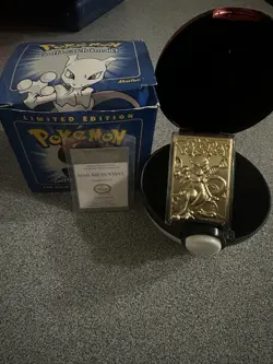 1999 Pokemon Special Edition 23 Karat Gold-Plated Trading Card #150 Mewtwo - Image 1
