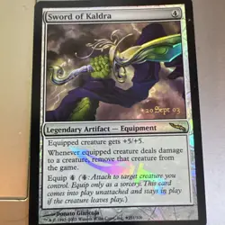 Sword of Kaldra Prerelease Cards Foil - Image 1