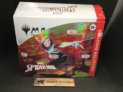 MTG Marvel’s Spider-Man Collector Booster Box 12 Packs English TCG New Sealed - Image 1