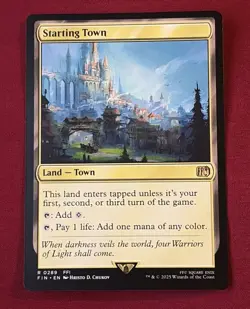 Starting Town FINAL FANTASY #289 MTG NM / M - Image 1