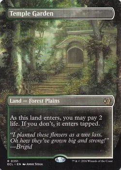 Temple Garden (Borderless) Lorwyn Eclipsed Regular - Image 1