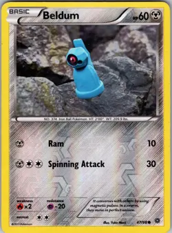 Beldum 47/98 XY - Ancient Origins Pokemon TCG LP-NM - Image 1
