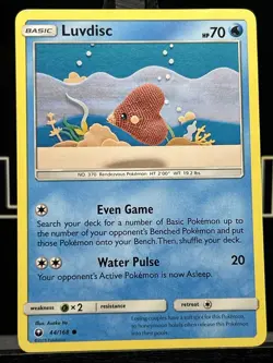 Luvdisc 44/168- Asako Ito Crocheted Art - Celestial Storm Pokemon Card Regular - Image 3