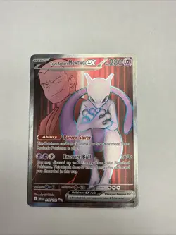 Pokemon TCG Team Rockets Mewtwo EX 213/182 Ultra Rare Destined Rivals - Image 1