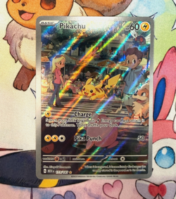 Pokemon TCG Card: Pikachu 173/165 Secret Rare Scarlet Violet Pokemon 151 2023 - Image 1