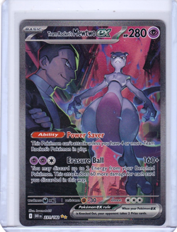 Pokemon TCG Team Rockets Mewtwo EX 213/182 Full Art Destined Rivals English - Image 1