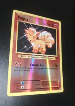 Pokemon TCG XY Evolutions Vulpix 14/108 Reverse Holo Card NM Condition - Image 2