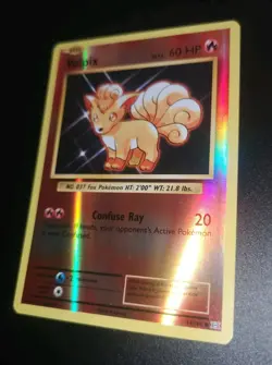 Pokemon TCG XY Evolutions Vulpix 14/108 Reverse Holo Card NM Condition - Image 3