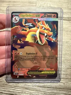 Pokemon Mega Charizard Y EX Ascended Heroes 022/217 Glurak Erhabene Helden Poke - Image 1