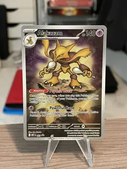 Pokemon Alakazam 009 Black Star Promo ME: Mega Evolution NM - Image 1