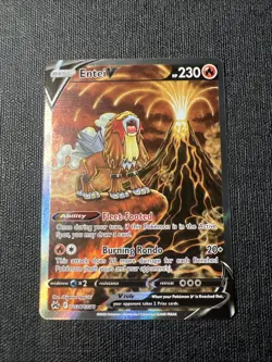 Entei v Crown Zenith Galarian Gallery Holo Ultra Rare Pokemon TCG GG36/GG70 - Image 1