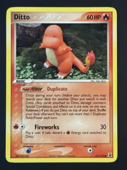 Pokemon Ditto (Charmander) EX Delta Species - MP #2 - Image 1