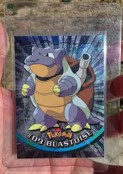 2000 Topps Chrome Holo Pokemon Series 1 09 Blastoise SUPER MINTY! Crisp Corners! - Image 1