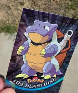 2000 Topps Chrome Holo Pokemon Series 1 09 Blastoise SUPER MINTY! Crisp Corners! - Image 4
