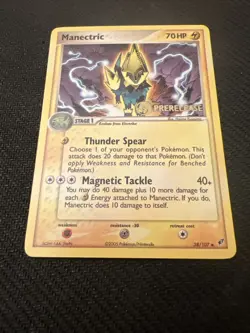 Pokemon Nintendo Promos Manectric 38/107 (Prerelease) - Image 3