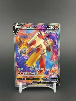 Blaziken V Full Art 161/198 Swsh06: Sword & Shield-Chilling Reign Pokemon TCG NM - Image 1