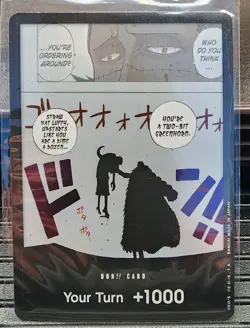 DON!! Card Special | Don!! Card Black & White (Crocodile) | One Piece - NM - Image 1