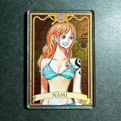 S3570 Nami Japanese One Piece Status Acrylic Collection Card J3 - Image 1