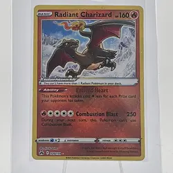 Radiant Charizard Radiant Rare Crown Zenith 020/159 NM Pokemon Card - Image 1